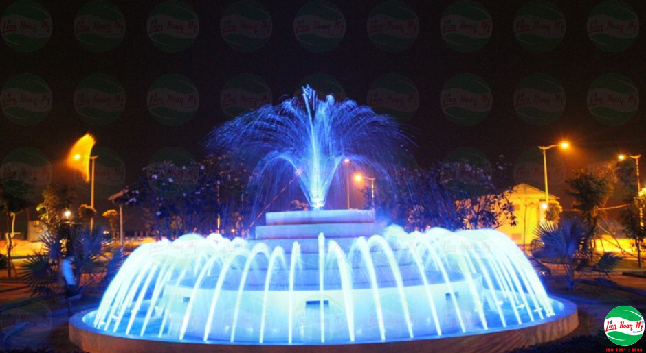 Phun nước nghệ thuật biệt thự Aroma Becamex